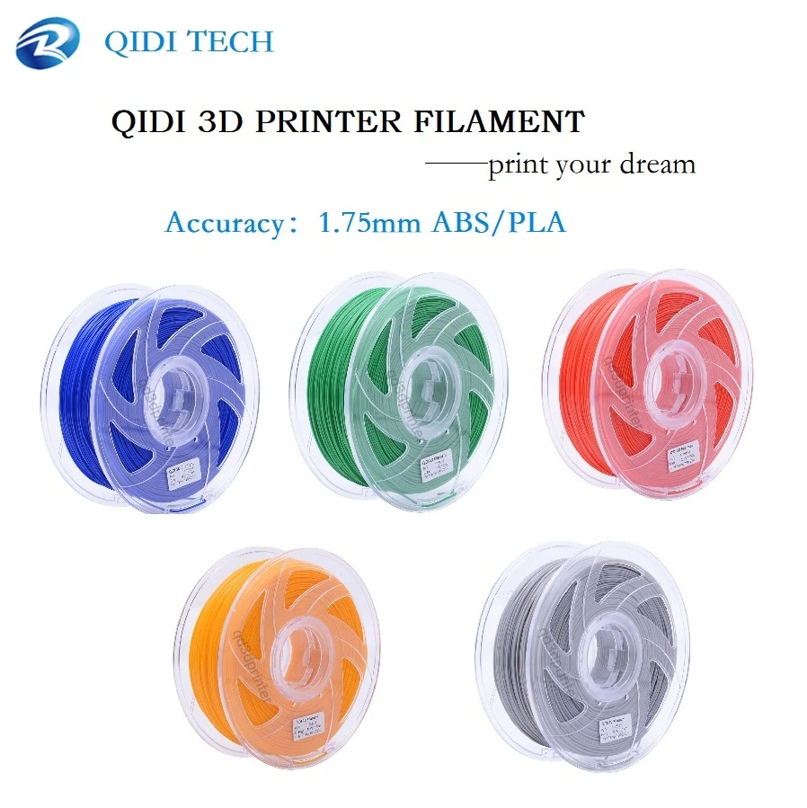 Qidi Tech High Quality 12 Colours 3d Printer Filaments Plastic Rubber  Consumables Material,1.75mm Abs / Pla Optional - 3d Printing Materials -  AliExpress