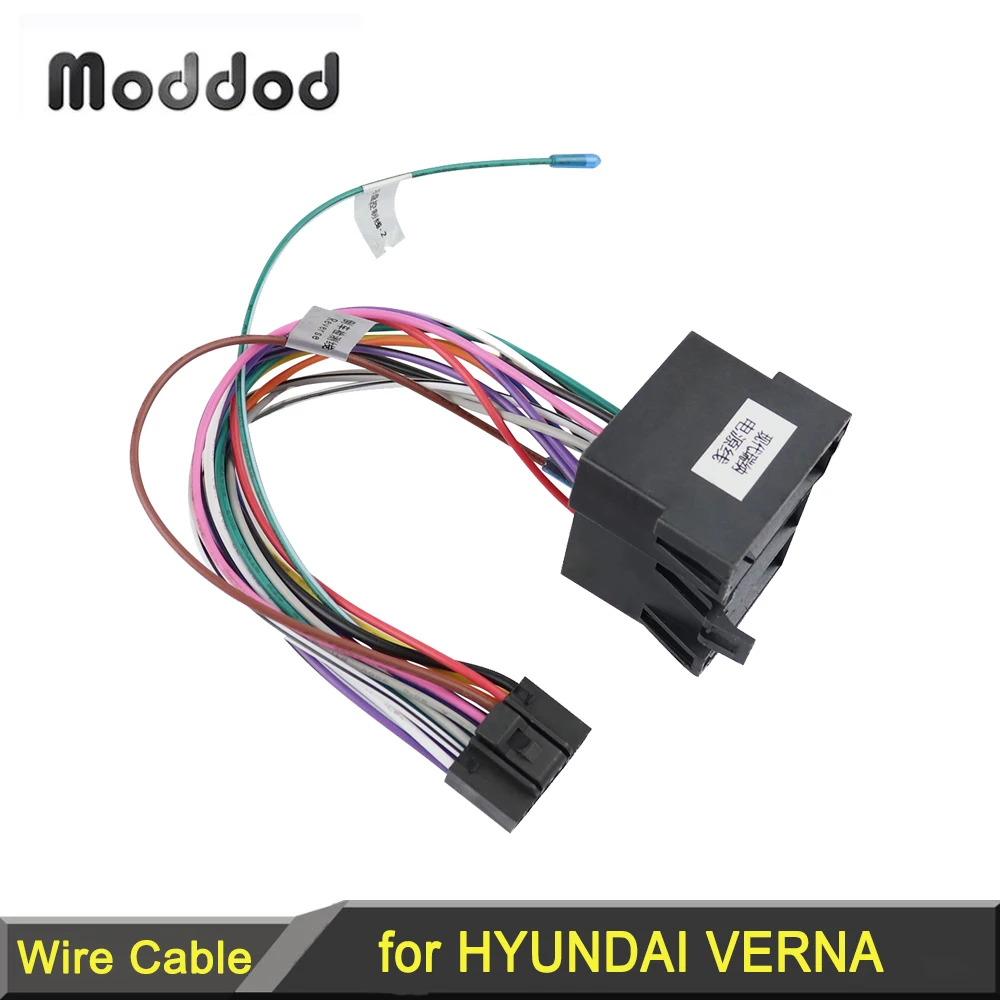 Car Accessories ISO Harness Stereo Power Cable for Hyundai Verna KIA