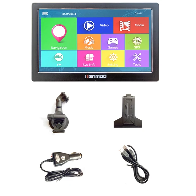 7 Inch HD GPS Portable Navigation 512M RAM 2024 Maps for Europe Russia Car TRUCK CAMPING Caravan Navigator Free Lifetime Update - Image 6