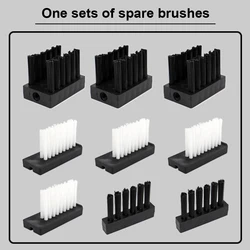 Portable Bike Chain Cleaner and Scrubber Kit - Essential Cycling Maintenance Tool Set (Replacement Brushes)