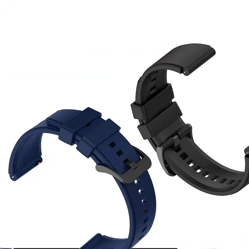 Breathable Silicone Sports Strap for Smart Watch - Soft Replacement Wristband