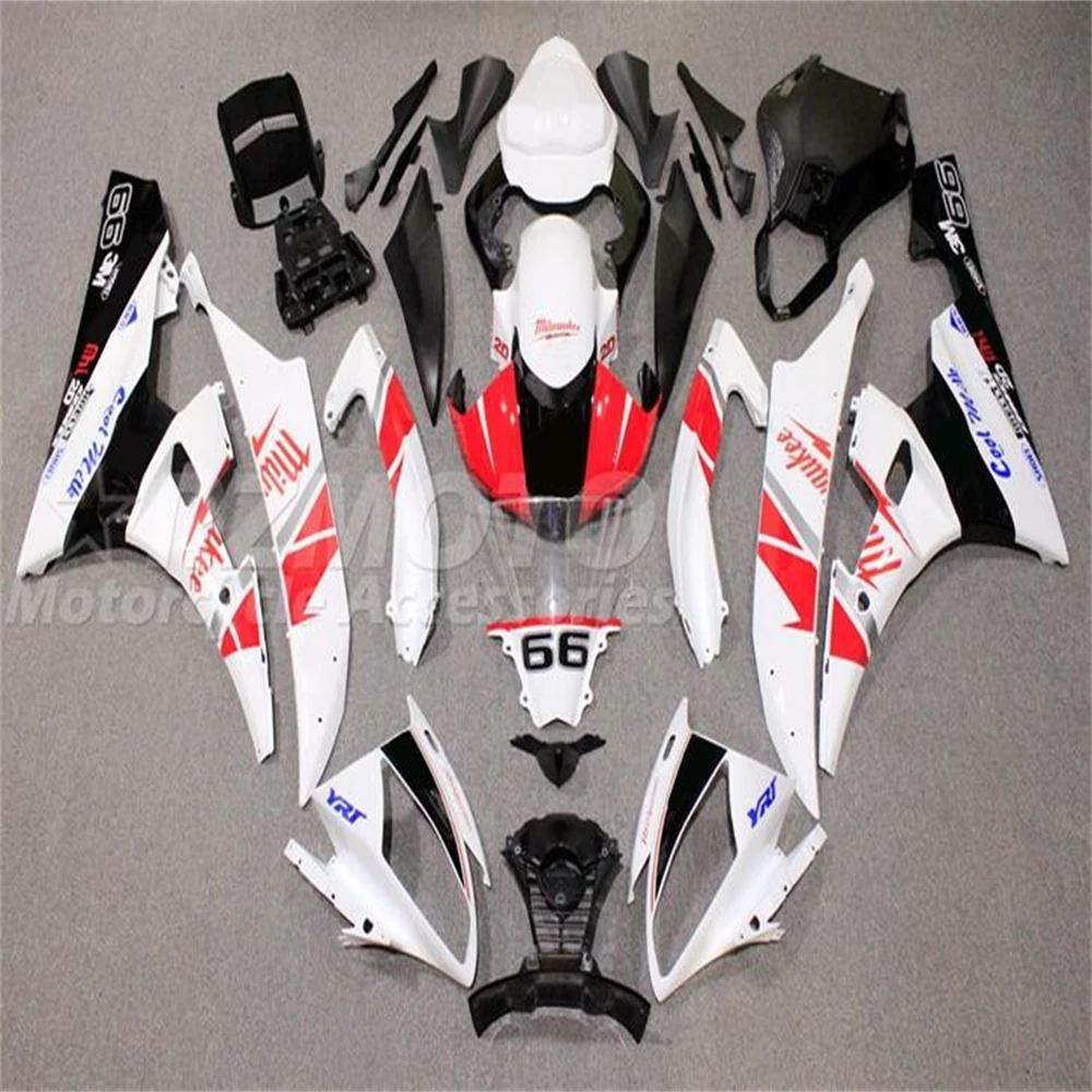 

Новый комплект обтекателей ABS JP для мотоцикла и велосипеда, подходит для YAMAHA YZF- R6 2006 2007 06 07, кузов красного цвета на заказ