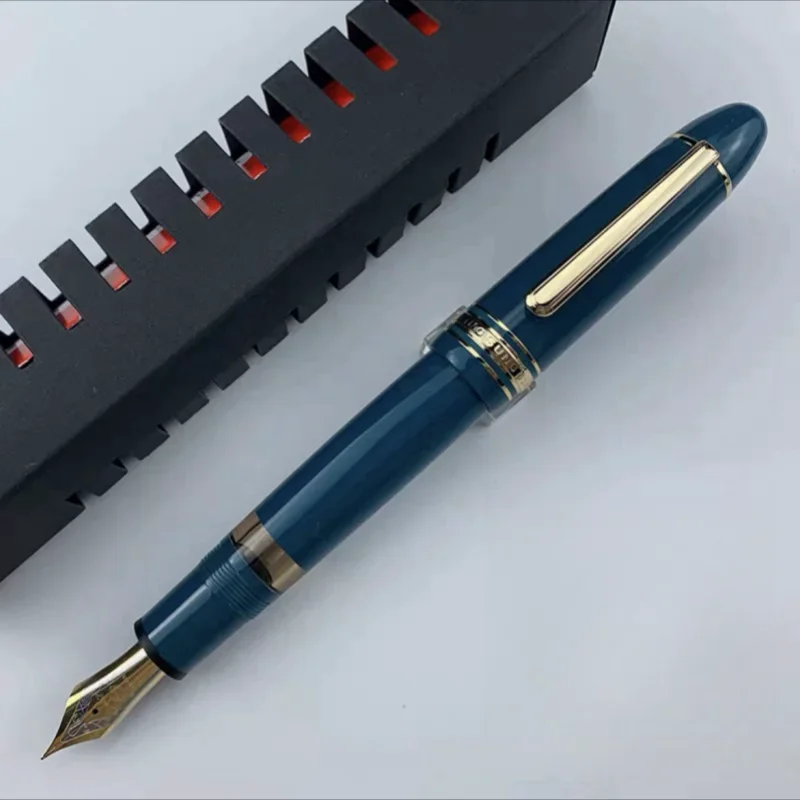 YONGSHENG 630 만년필 송진, No.8 Iraurita 0.5mm F 펜촉 피스톤 잉크 골드 클립, 쓰기 문구, 학교 비즈니스 용품