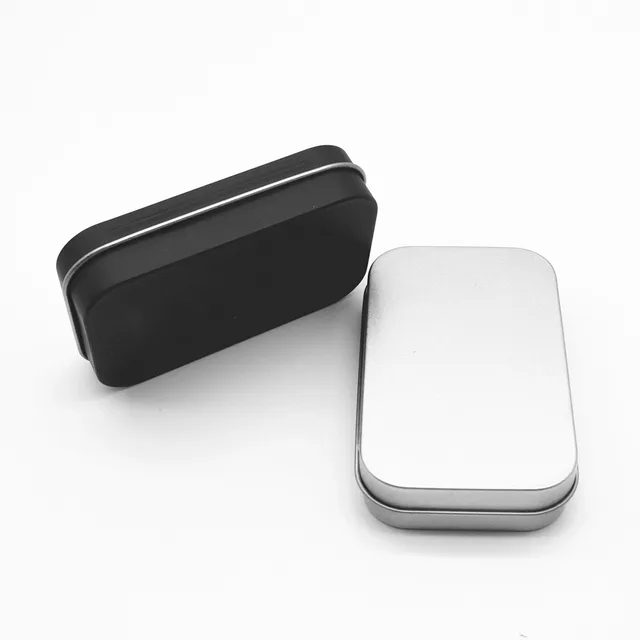 Cigaretta Tok Doboz Fekete Dohány Tároló Humidor Gördülő Papírdoboz Ékszer Cukorkás Érme Kulcsszervező Ón Flip Ajándékok Lezárt - Image 4