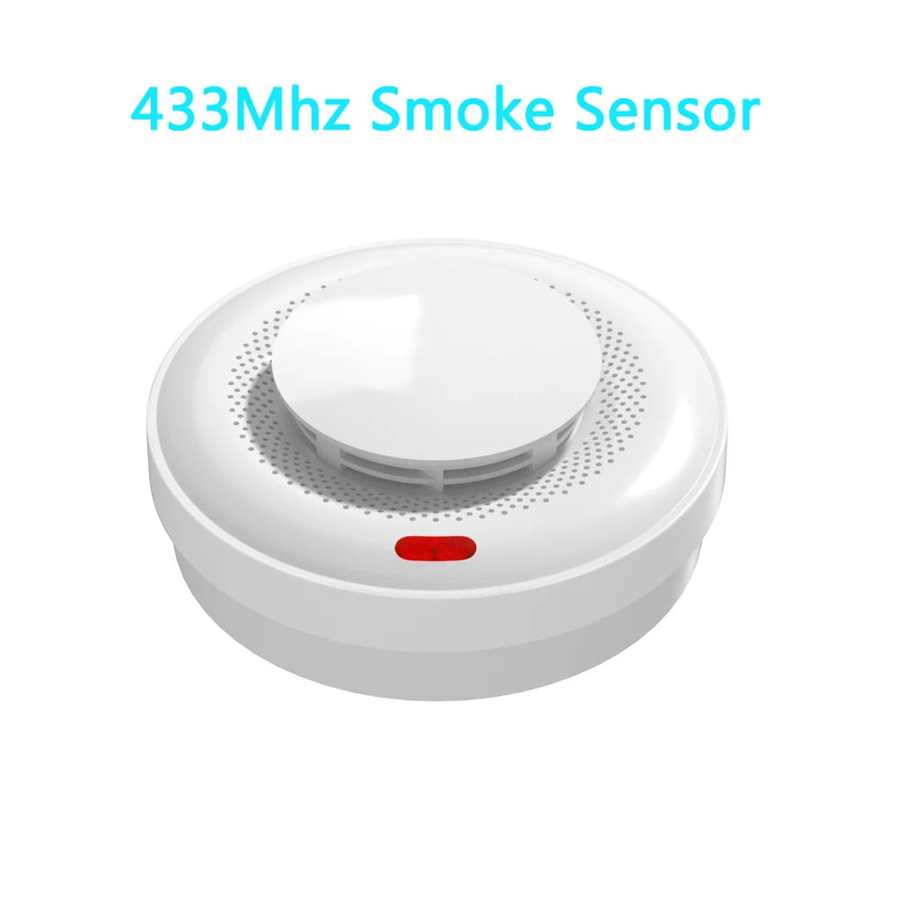 433MHz Smoke Detector Sensor Wireless Fire Security Protection Alarm Sensor Smart Home Require Sonoff RF433 Bridge Hub Smoke Alarm
