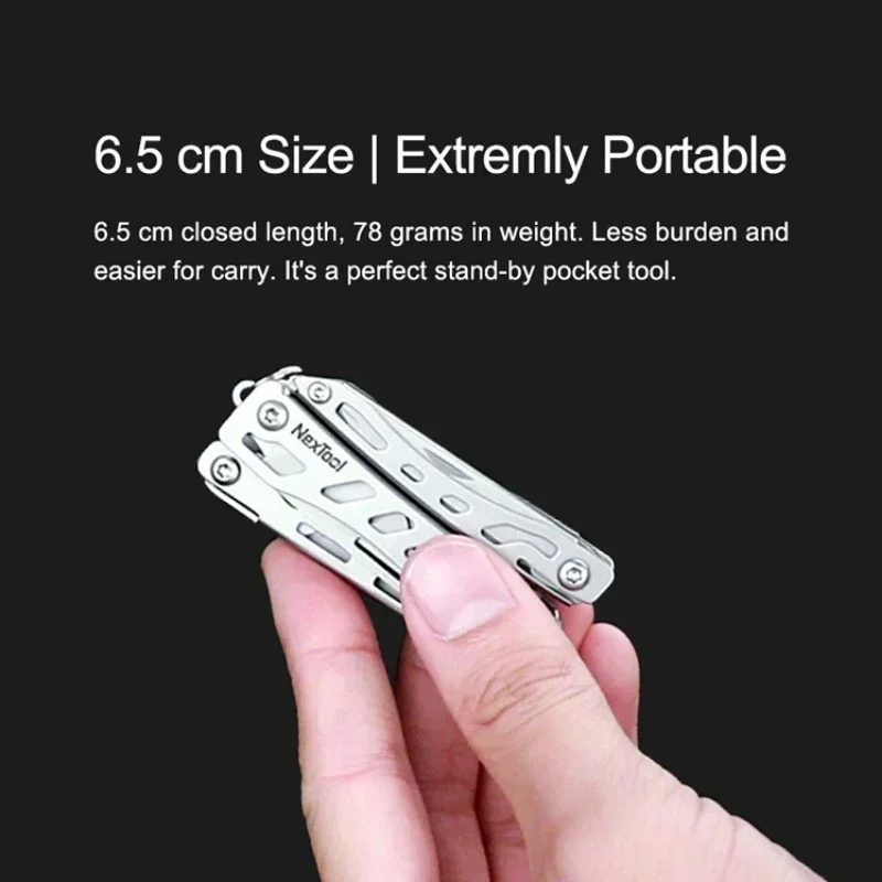 NexTool Mini Flagship 10 IN 1 Multi Functional Folding EDC Hand Tools Pockets Pliers Screwdriver Bottle Opener Outdoor Multitool folding multitool