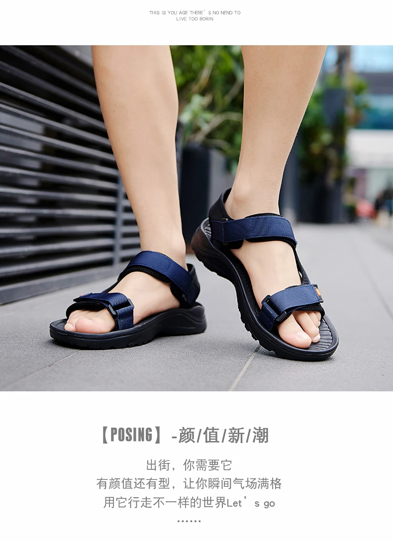 Männer Sandalen Sommer Schuhe Mode Trendy Hausschuhe Größe 39-46 – Detail 27