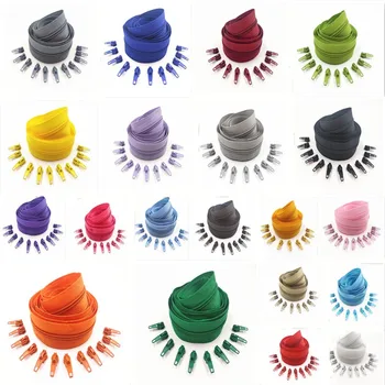 Long Nylon Zippers Rolls with Zipper Sliders 2