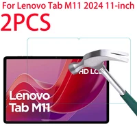 2 Pieces HD Scratch Proof Screen Protector Tempered Glass For Lenovo Tab M11 11-inch 2024 Tablet Protective Film Free Bubbles 1