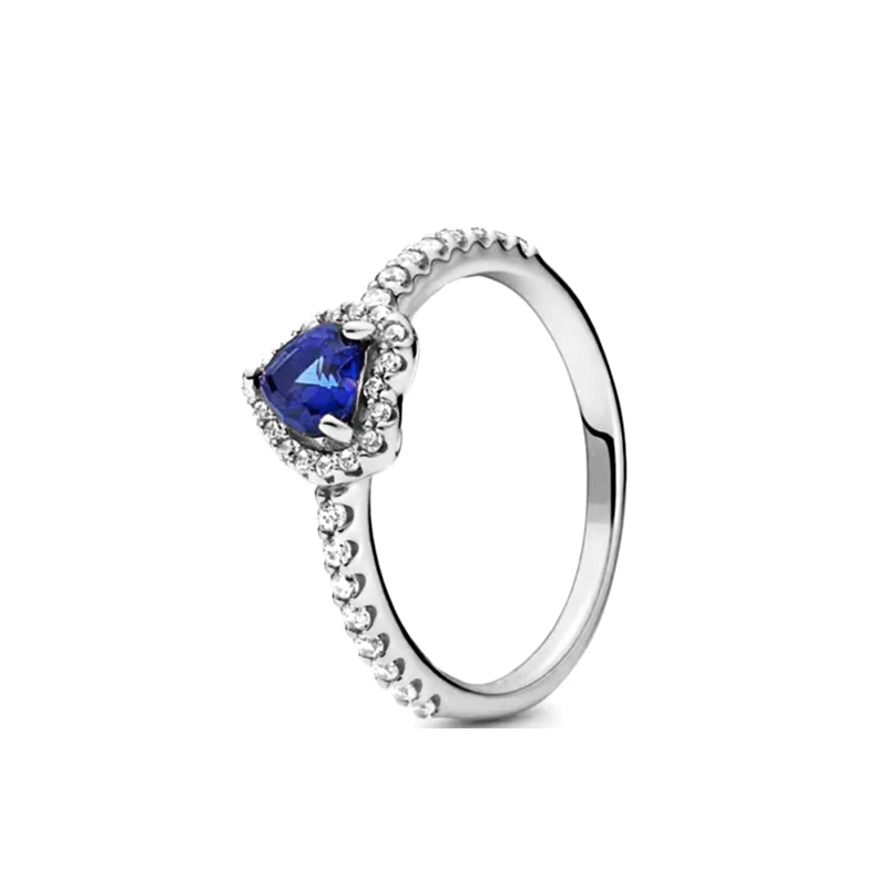 Silver Ring 925 Sterling Silver Ring For Women Original Fashion Jewelry Accessories Moon Snowflake Heart Gifts Wedding Patry