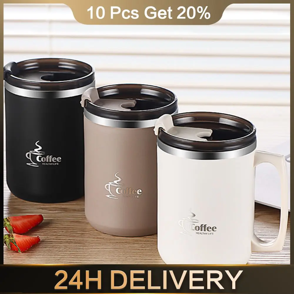 

Student Cup Sealed And Leak-proof Convenient Office Water Cup Essential For Outdoor Use Stainless Steel Water Cup Durable Mug