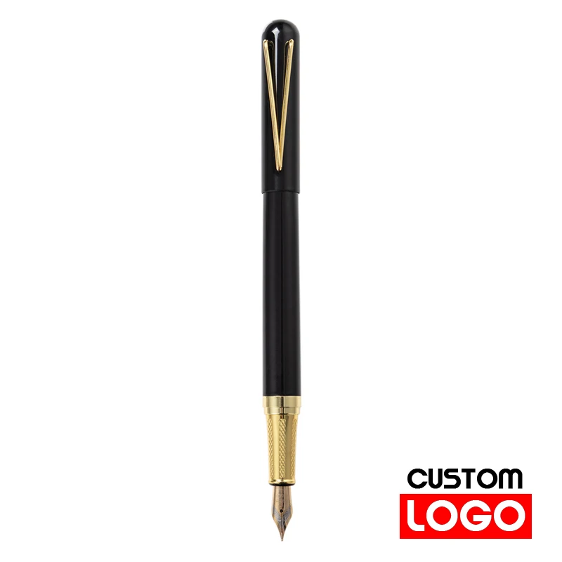 Metal Business Personalized Custom Pen Can Carve Gift Signature 0.5mm Metal Pen Fountain Pens