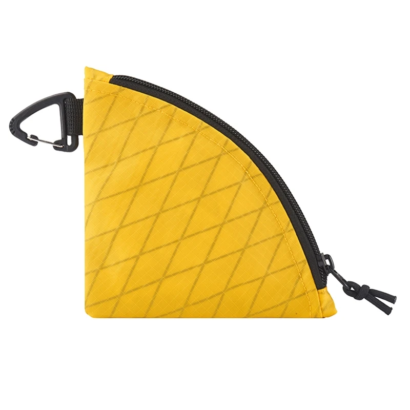 Manual Coffee Filter Paper Storage Bag with Hook Buckle Waterproof Convenient Camping Purse Versatile Convenient