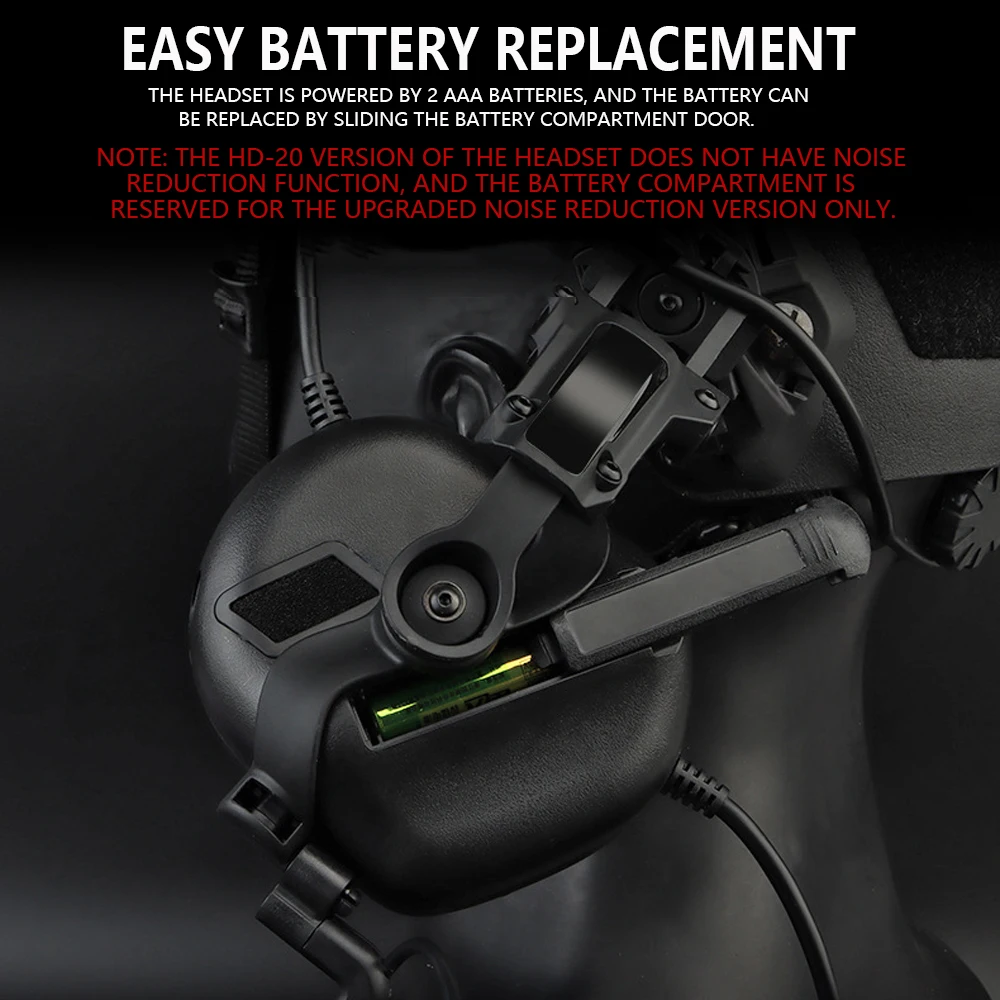 GEN 5 Tactical Headset Military Hunting Shooting Noise Cancelling