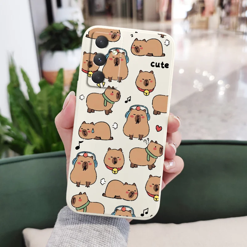 Adorable Capybara Silicone Phone Case