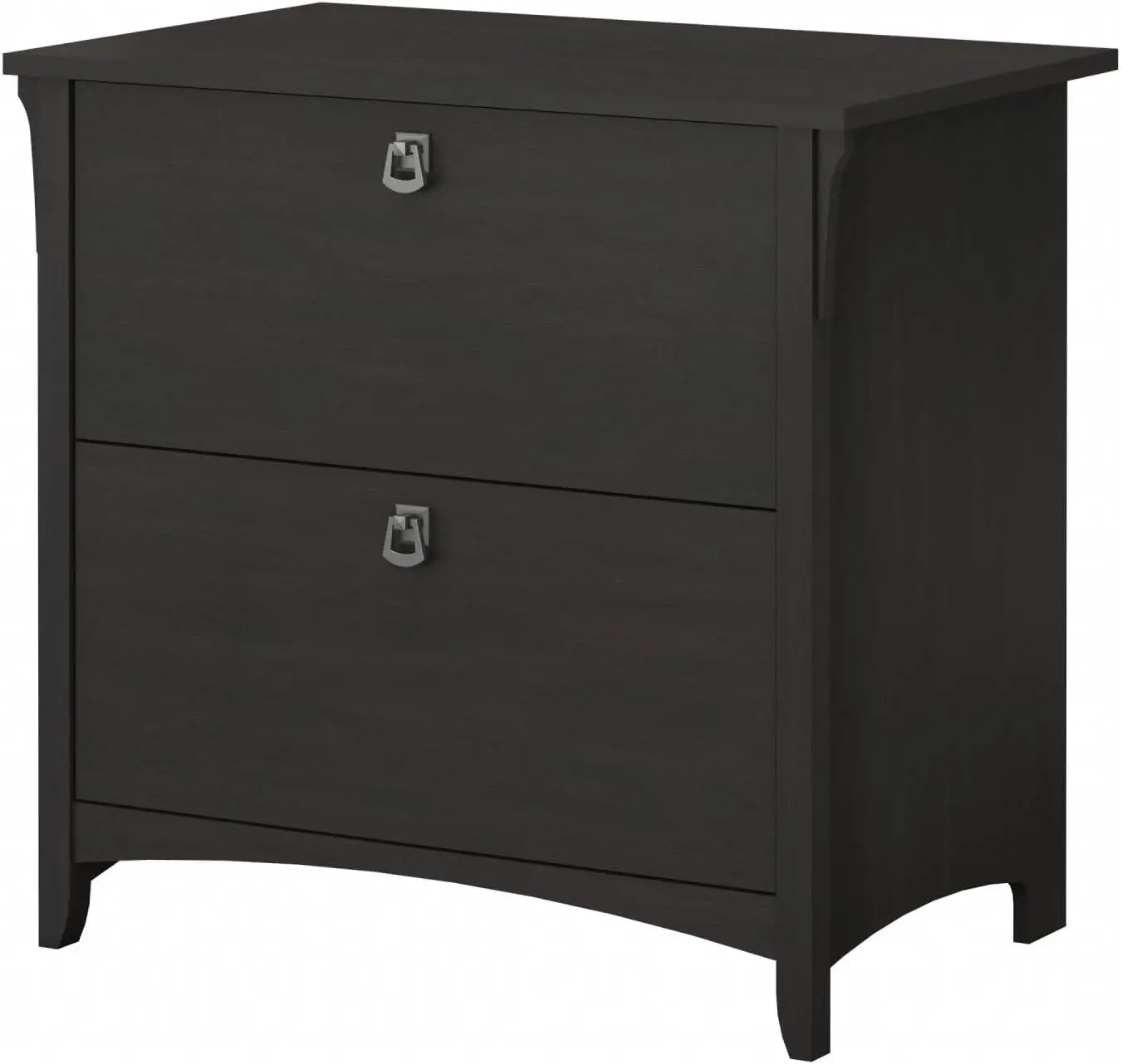 Vintage Black, Home Office Storage Solution, Organizer with Drawers