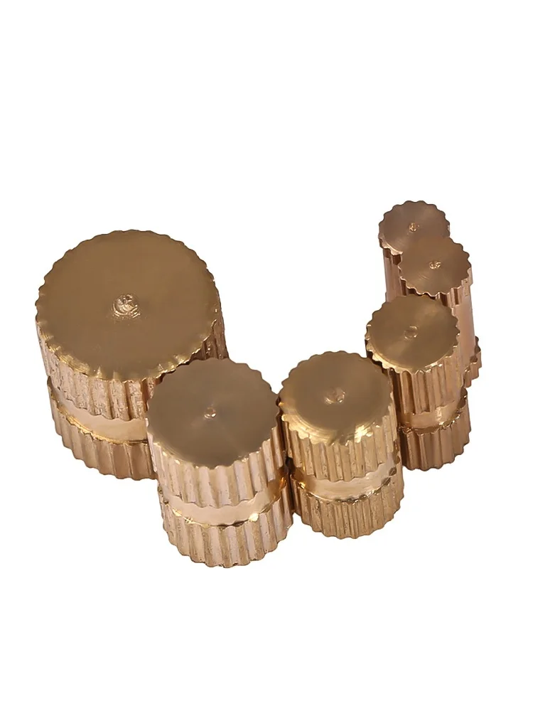 M3 M4 M5 M6 M8 Blind Hole Single-pass Copper Flower Mother Copper Inlay Embedded Parts Nut Knurled Nut Brass Heat Insert Nut Brass Hot Melt Insert Nut Brass Heat Insert Nuts Threaded Insert Nut Brass Insert Nut Insert Nut Hot Melt Insert Nut