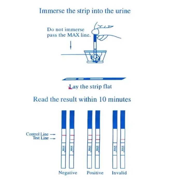 Ovulation Test Strips 60Pcs LH Household Urine Test Over 99% Accuracy Test Kit Pregnancy First Response