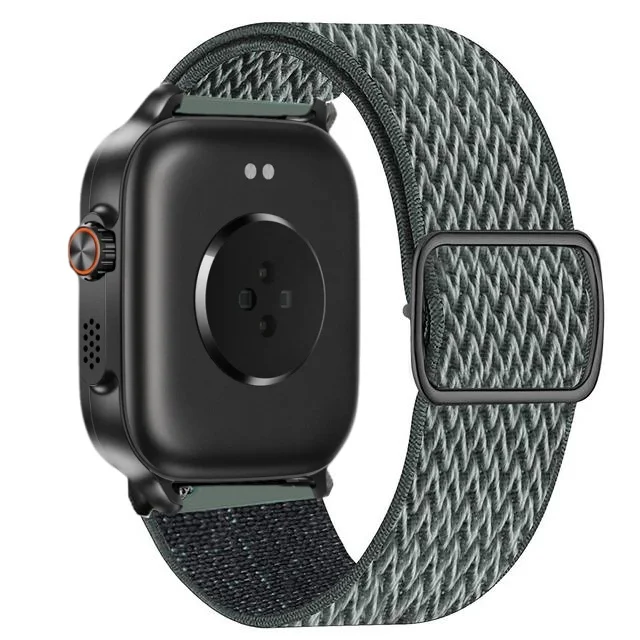 Adjustable Nylon Elastic 22mm Watch Strap Replacement Bracelet