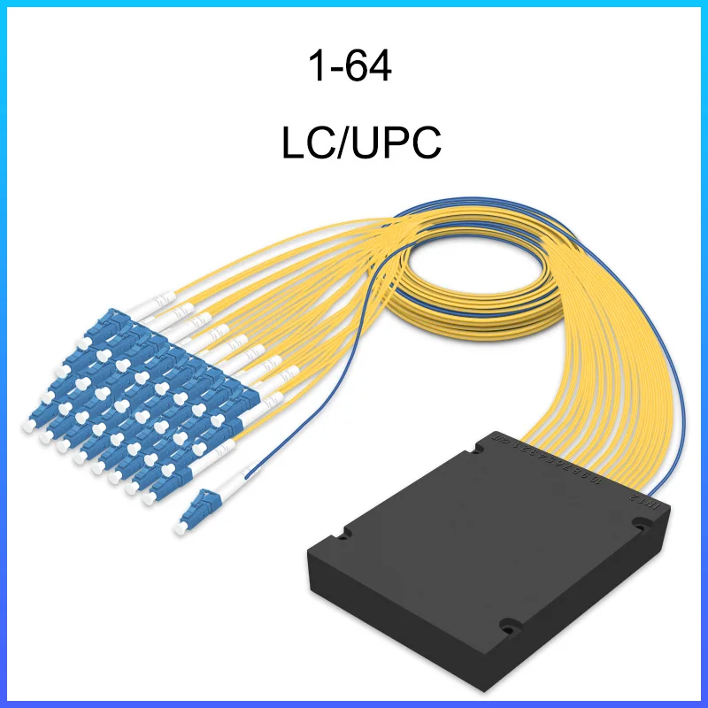 Fiber Optical Splitter 1-2 Fused Fiber Splitter Optic Pigtail Communication System Tapered Box LC/UPC