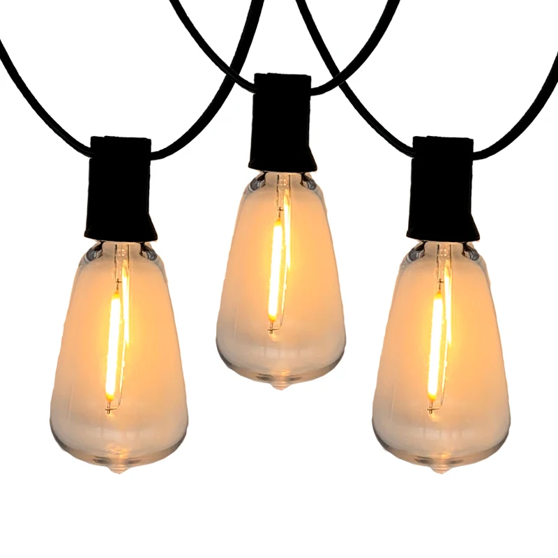 

ST38 LED String Lights Waterproof Patio Light Outdoor LED Fairy Light Wedding Decoration For Garden Cafe Backya