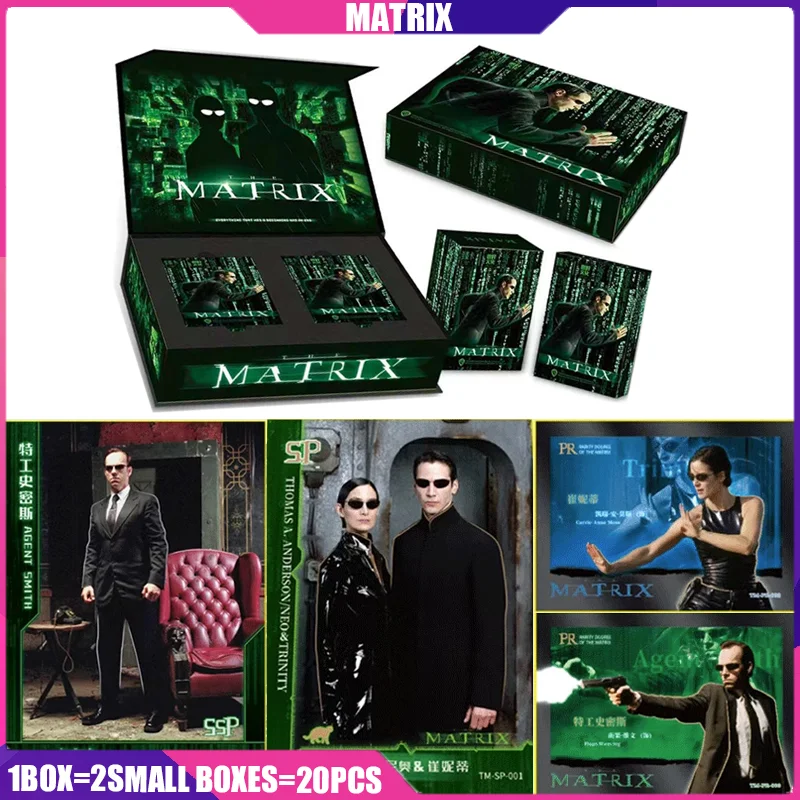 

Matrix Cards Zhenka Movie Figure Playing Cards Booster Box Toys Mistery Box Board Games Birthday Gifts for Boys and Girls