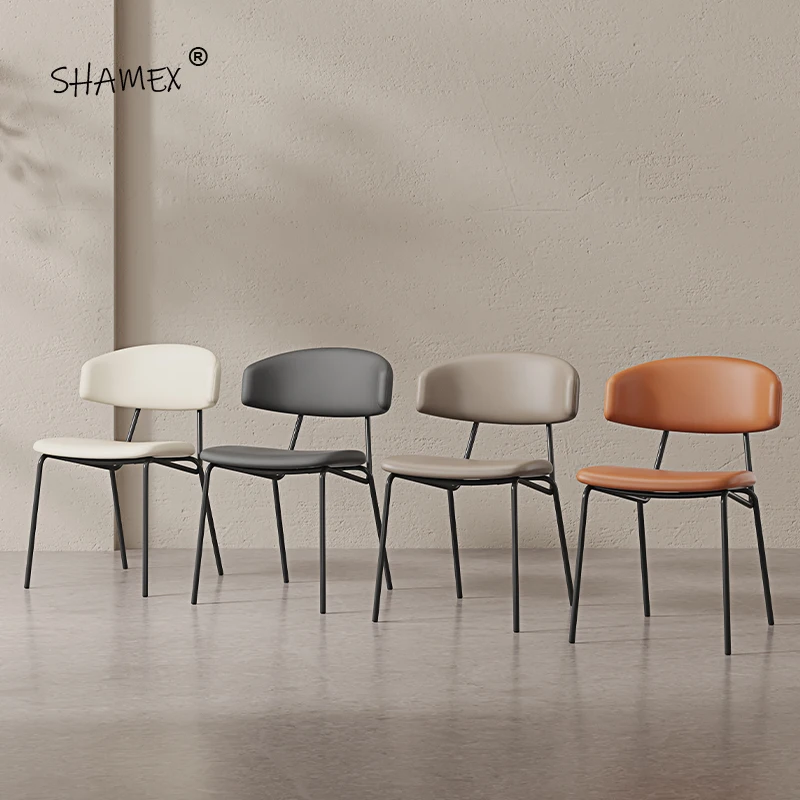 

Nordic Minimalist Dining Chairs Comfortable Clear Lounge Makeup Dining Chairs Waiting Party Unique Silla Lounge Suite Furniture