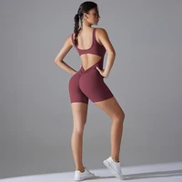 New V Back Scrunch Sports Jumpsuit Women Gym Rompers Sleeveless Sportswear Bodysuits Women Casual One-Piece Suit Yoga Clothing - Image 5