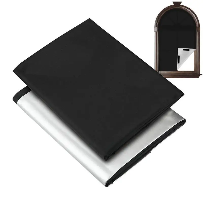 

Portable Blackout Curtains Temporary Blackout Shades For Windows Blinds Blackout 100 Blackout Foldable Design Self Adhesive Tape