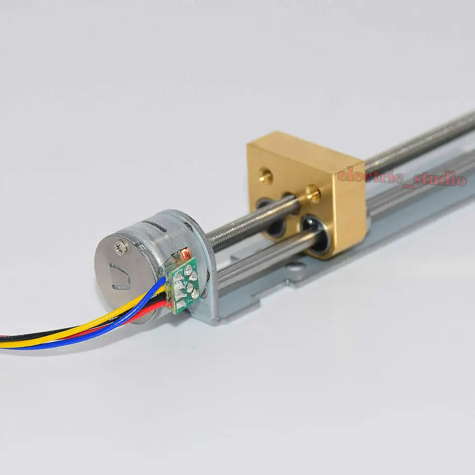Mini Micro 15mm/20mm Precision Lead Linear Screw Nut Slider 2-phase 4-wire Stepping Motor Stepper Actuator DIY 3D Laser Printer image 5