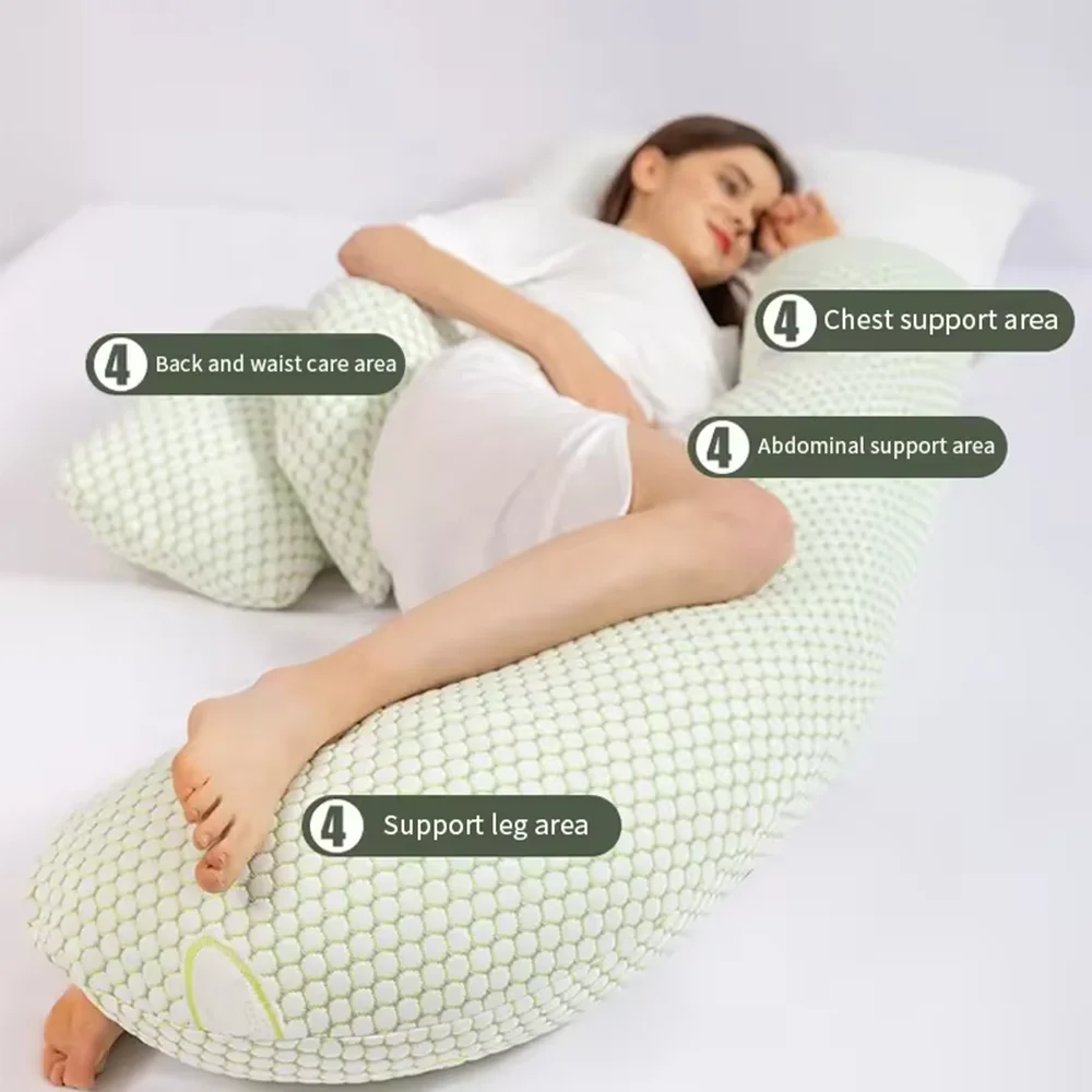Pregnancy Pillow Multifunctional Cotton Breastfeeding Cushion Maternity Sleeping for Pregnant Women