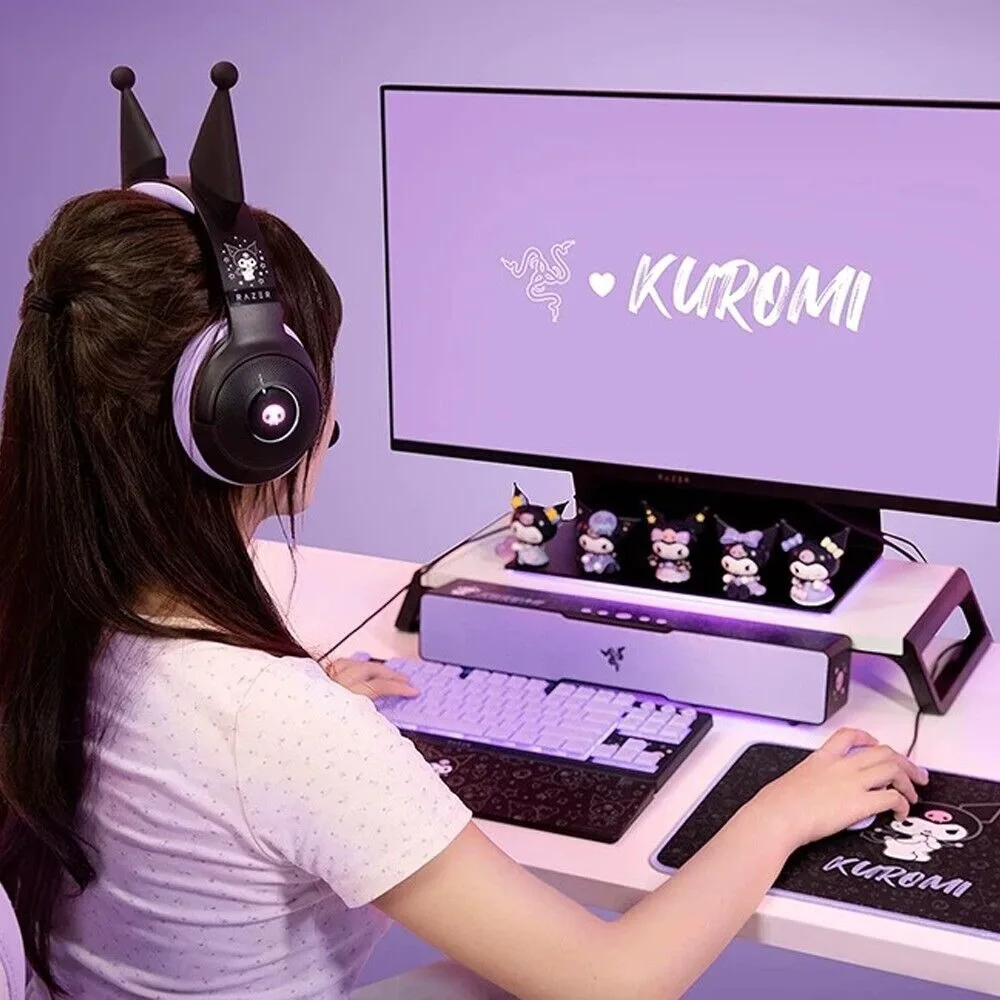Razer Sanrio Kuromi 有線ヘッドセット ヘッドフォン 限定版