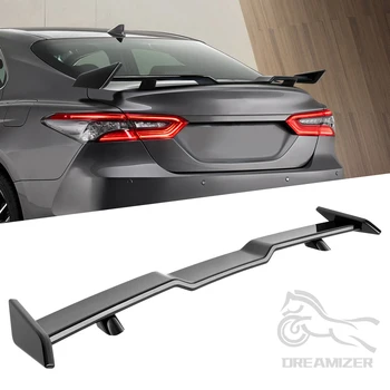 Toyota Camry 2018-2020 4-Door Sedan Glossy Black ABS Rear Trunk Spoiler Wing Lip