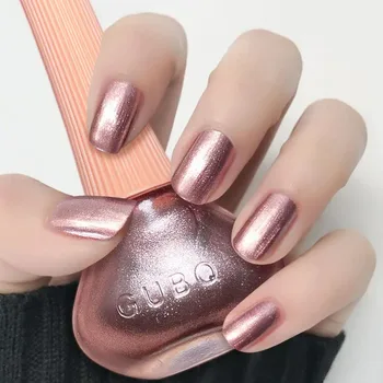 12ml  No-bake Quick Dry Nail Polish Shimmer Nail Polish Quick Dry No Peelable Long Lasting Nail Art Varnish 45 Colors 1