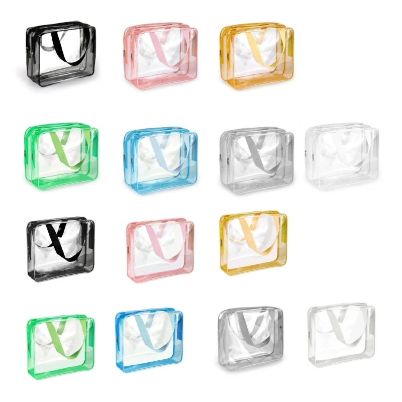 

Clear Travel Cosmetic Bag Multifunctional Storage Makeup Bags Large Capacity