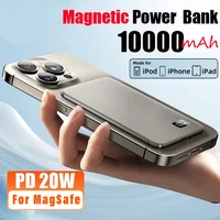 10000mAh Ultra Thin Power Bank for MagSafe,Magnetic Wireless Fast Charging MacSafe Portable Battery For iPhone Xiaomi Samsung 1