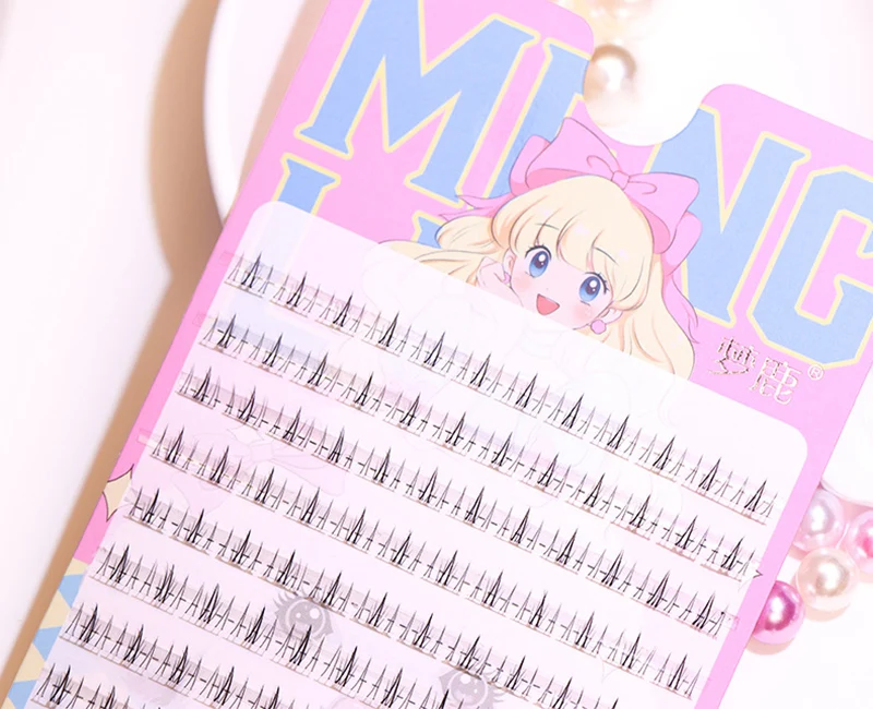 Description Picture 6 of itemSweet Sunflower lower lashes cat eye lashes elf makeup V-shaped under eyelash Natural bottom eyelashes lash extensions