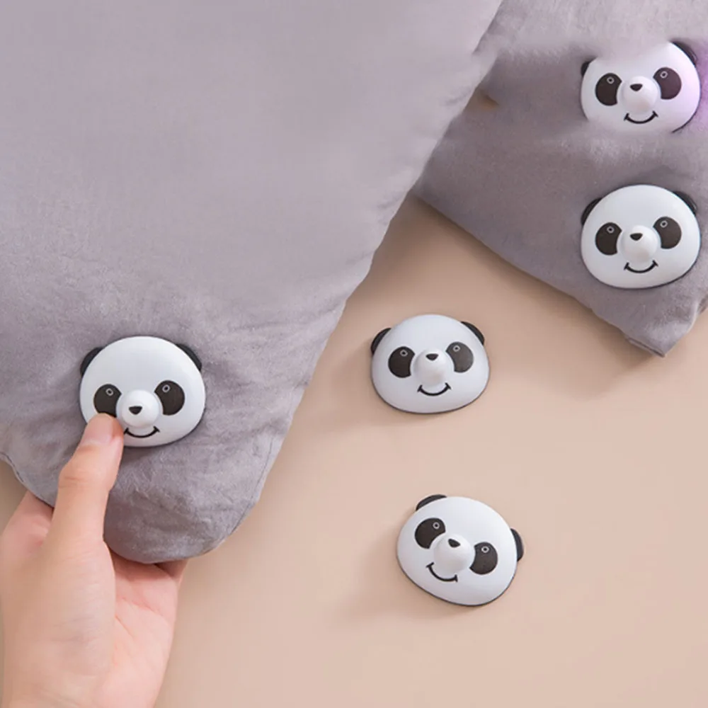 

8Pcs New Bed Sheet Clip Grippers Bed sheet Belt Fastener Mattress Cover Blankets Holder Fasteners Non-slip Panda Clip Gripper