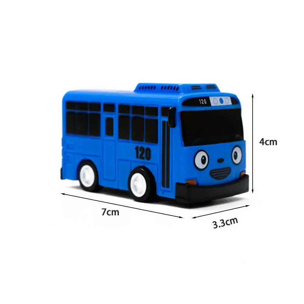 Model Buses for Kids Gifts Little Children Educational Model Buses TAYO Bus Car Mini Pull Back Bus Little Toys - 5