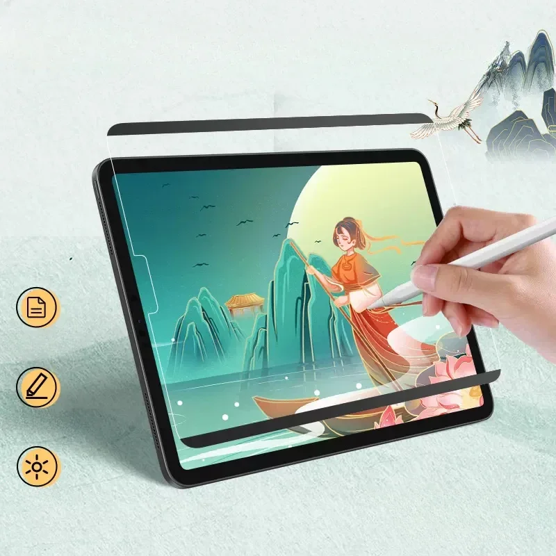 Protetor de Tela Magnética para Samsung Galaxy Tab s9 s8 s7 Plus Pintura Ultra Escrever Filme Fosco S7fe Lite - Imagem 3
