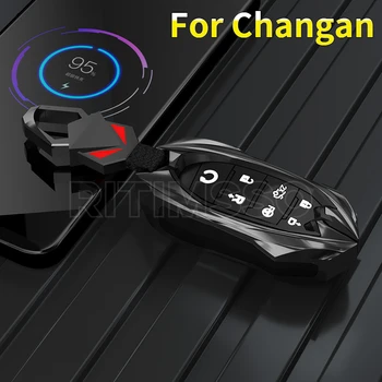 3 4 7 Btns Auto Key Protector for Changan CS85 CS35 Plus CS25 CS95 CS85 Car Remote Key Case Cover Bag Shell Fob Holder Keychain