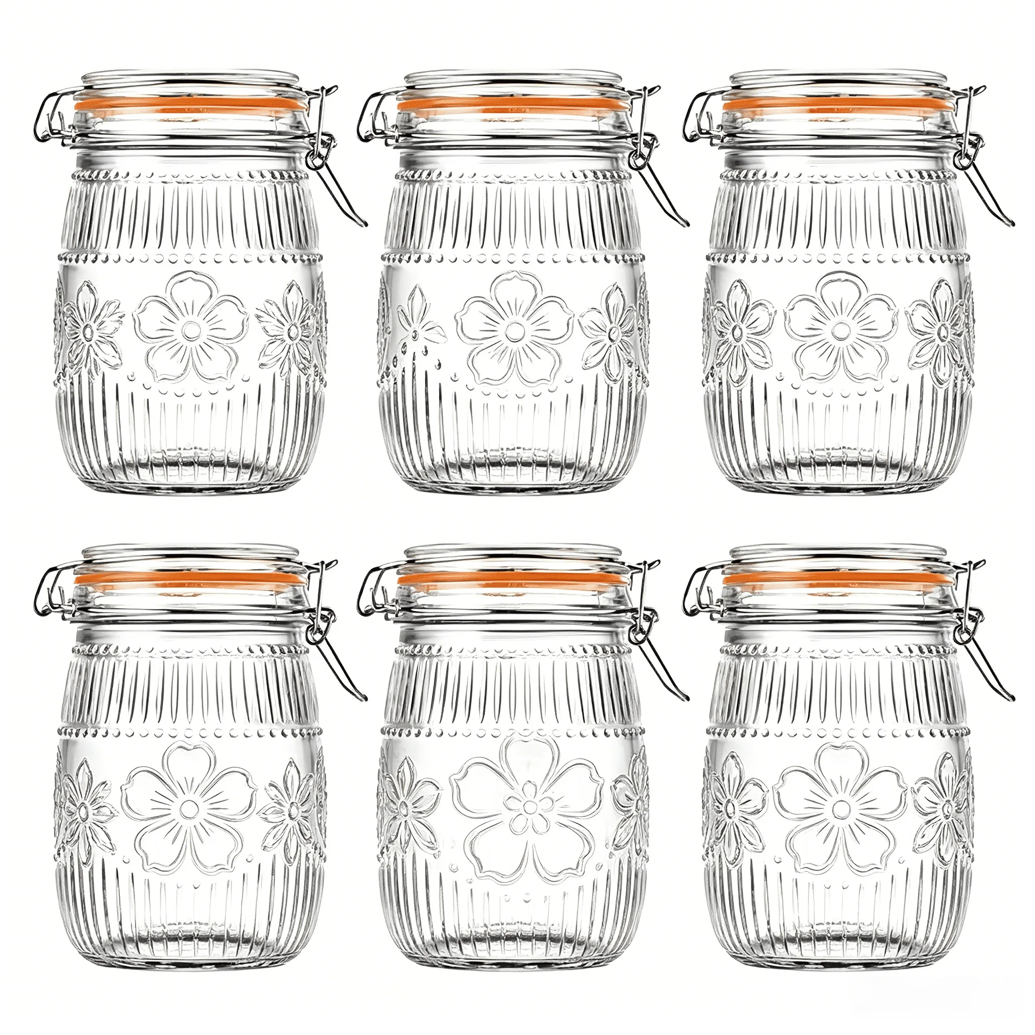 Wide Mouth Airtight Glass Canisters 1