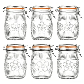Wide Mouth Airtight Glass Canisters 1