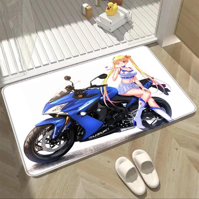 Фото Коврик Bakuon для гостиной, домашний текстильный ковер для ванной, кухни, входной двери, спальни №1