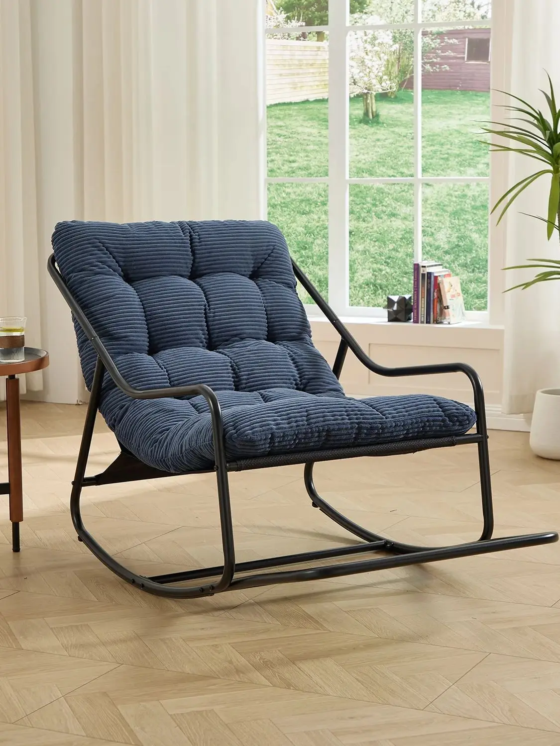 Liegestuhl, Hängesessel, Sofa für faule Menschen, Schaukelstuhl für Erwachsene, Sofasessel. Geeignet für Freizeit, Balkon, Heimgebrauch, Wohnzimmer. – Detail 2