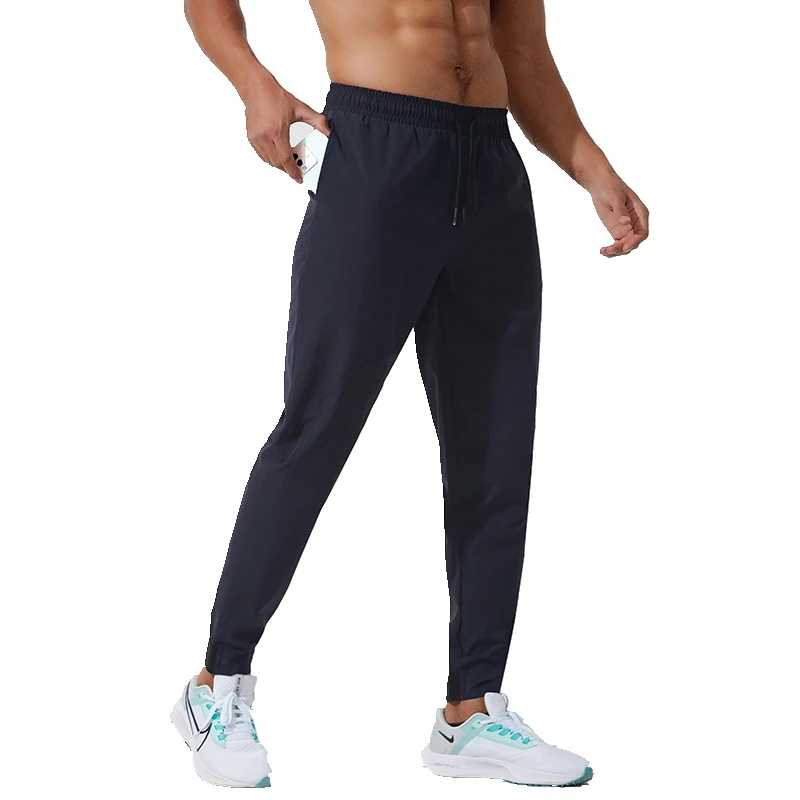 New Casual Feet Pants Woven Nylon Quick-dry Sweatpants Outdoor Riding Running Basketball Exercise Legging Slim-fit Trousers