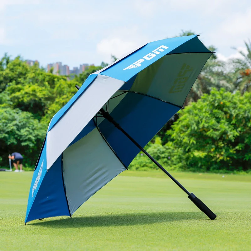 Golf Umbrella Sun Protection And Rain Double Layer Wear Resistant Fiberglass Material Spring And Summer Automatic Manual 3