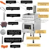 Outdoor Sauna Hot Tent Stove, Rocket Stove Heater, Portable Camping Wood Stove for Dry Sauna, Cooking for Husband and Friends 5