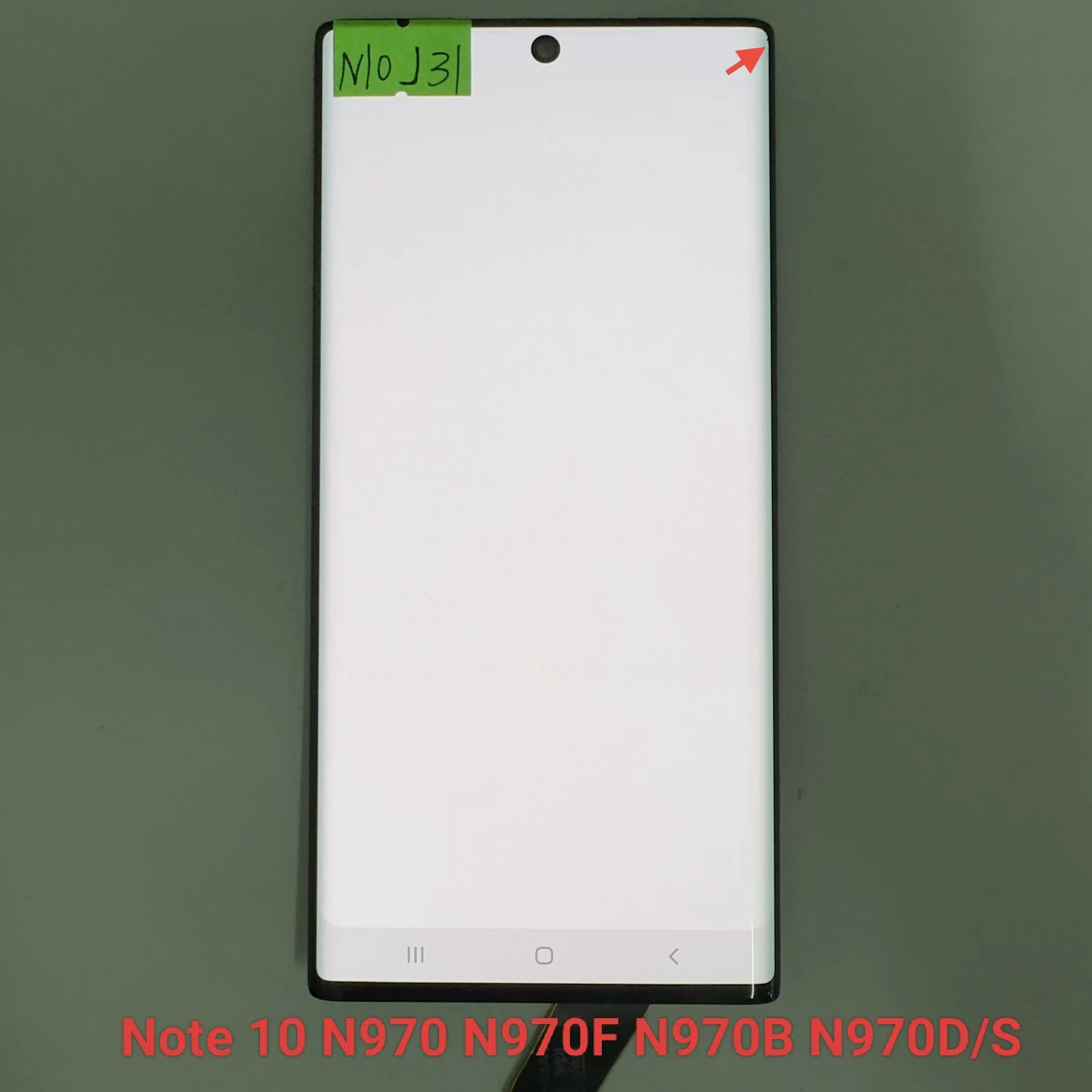 

Free shipping 6.3-inch Galaxy Note 10 suitable for SM-N970F, N970B, N970D/S LCD display screen, black dot defect series