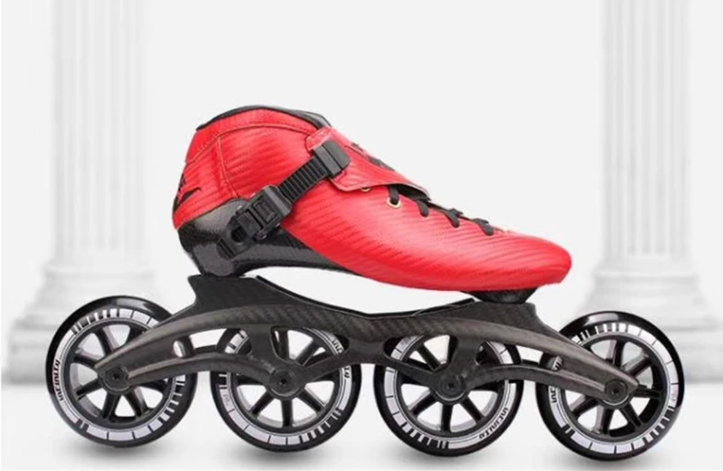 Super Light Carbon Fiber Inline Skates Frame 4X110mm Chassis 3X125mm base Track Race Fibre 4*100 3*110 165mm 195mm mount PS CT